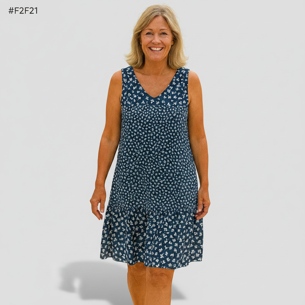 Kate - midi dress with an easy fit — view 2