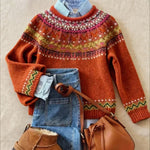 Katie - chic retro knit sweater — view 1