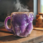 Coffee mug with built-in mineral crystals — view 5