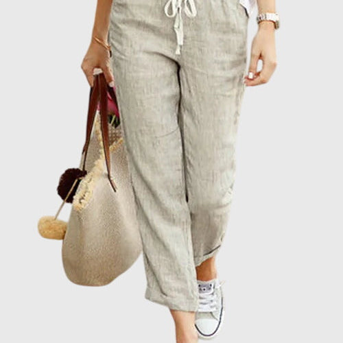 Kaylee - elegant women's summer pants — view 1