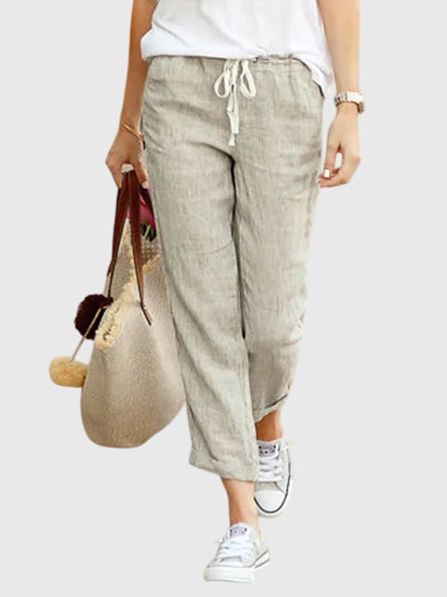 Kaylee - elegant women's summer pants — view 1