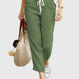 Kaylee - elegant women's summer pants — view 2