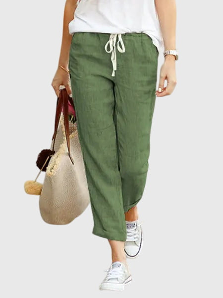 Kaylee - elegant women's summer pants — view 2