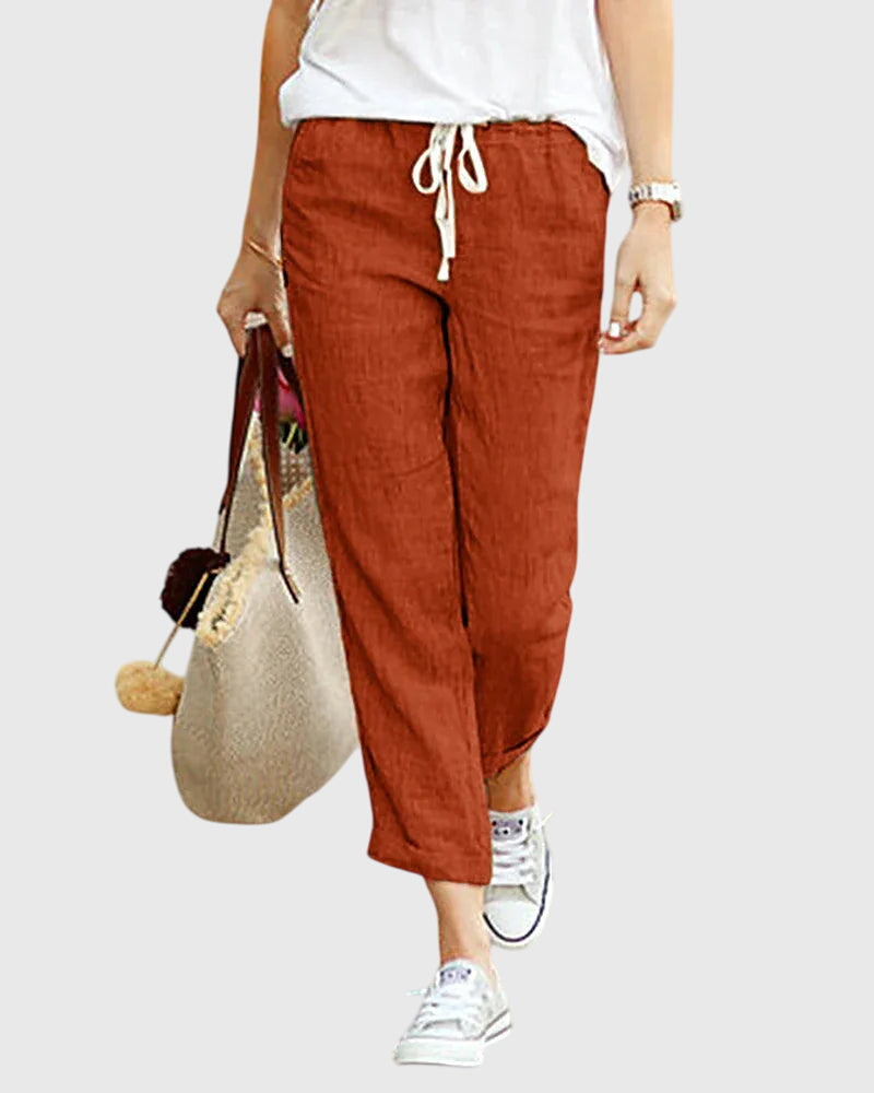 Kaylee - elegant women's summer pants — view 4