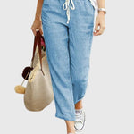 Kaylee - elegant women's summer pants — view 5
