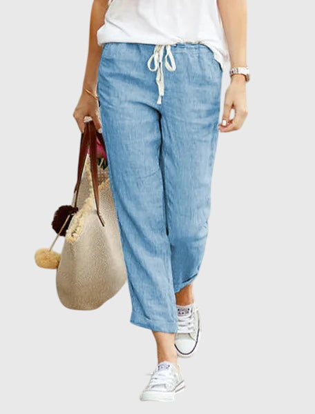 Kaylee - elegant women's summer pants — view 5