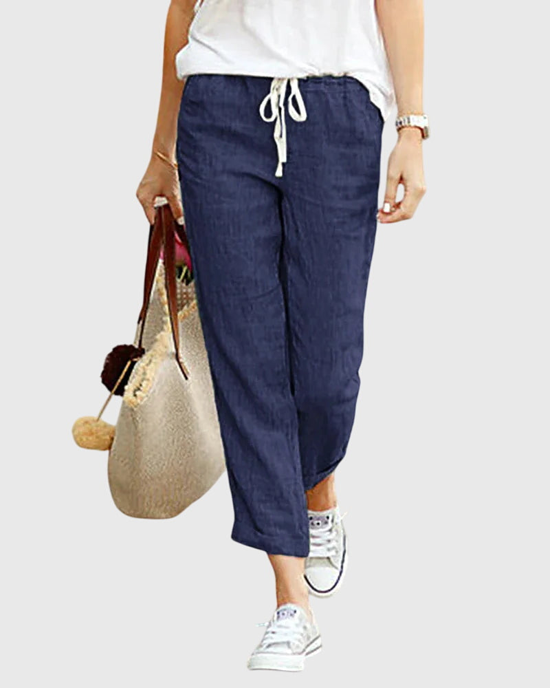 Kaylee - elegant women's summer pants — view 6