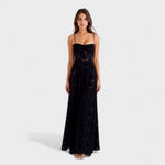 Kaylee - Floral Lace Maxi Dress — view 3