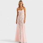 Kaylee - Floral Lace Maxi Dress — view 5