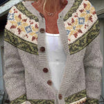 Keira - retro Icelandic cardigan — view 2