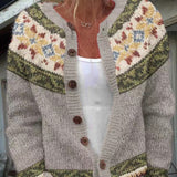 Keira - retro Icelandic cardigan — view 2