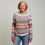 Keira - Retro Knitted Sweater — view 2