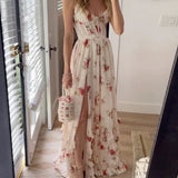 Keira - floral print midi dress — view 8