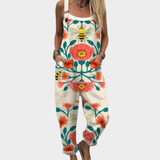 Comfortable patterned overalls — view 1