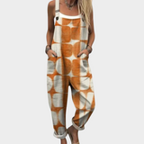 Comfortable patterned overalls — view 1