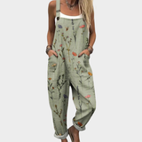 Comfortable patterned overalls — view 1
