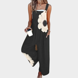 Comfortable patterned overalls — view 1
