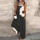 Comfortable patterned overalls — view 2