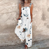 Comfortable patterned overalls — view 3