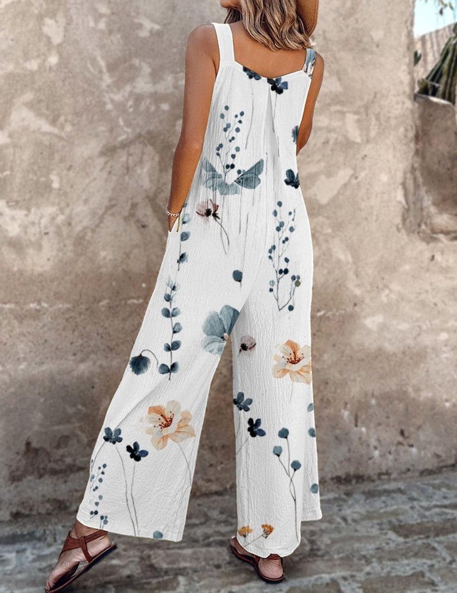 Comfortable patterned overalls — view 4