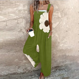 Comfortable patterned overalls — view 9