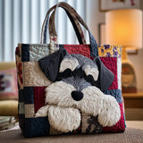 Melody - quilted bag, schnauzer — view 1