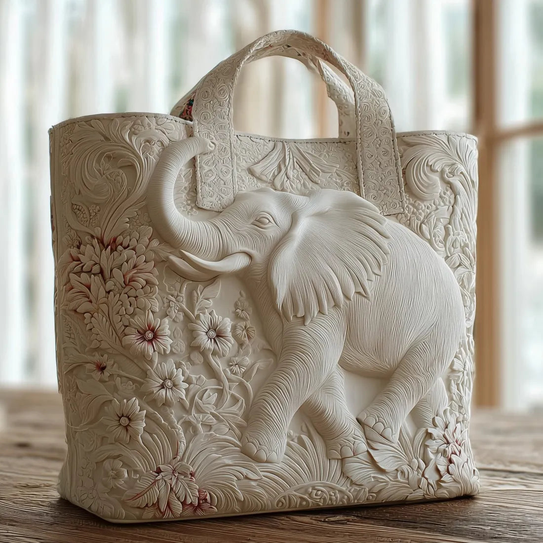 Melody - quilted bag, elephant — view 1