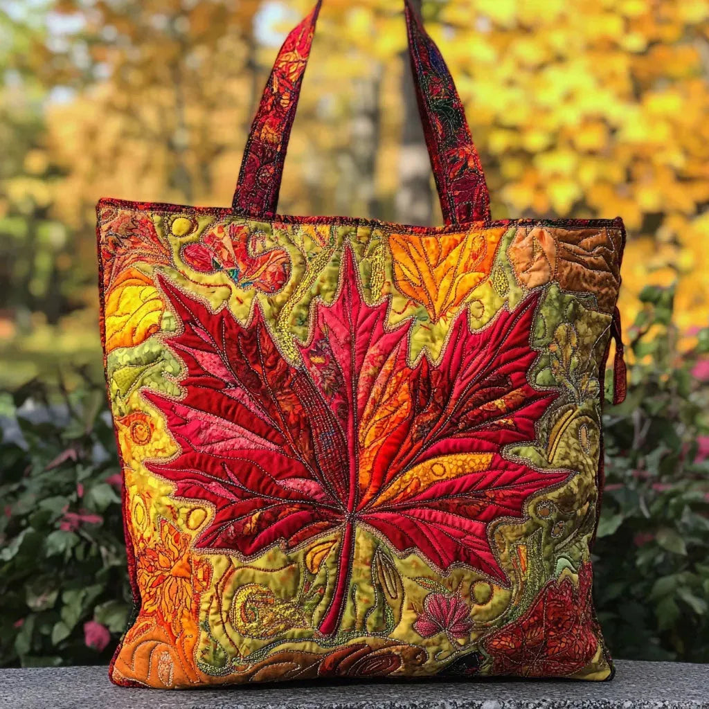 Melody - quilted bag, sunset maple — view 1