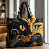 Melody - quilted bag, mystical cat — view 1