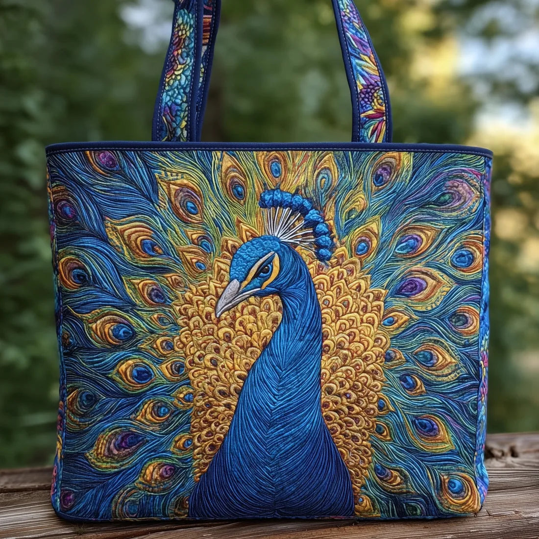 Melody - quilted bag, royal peacock — view 1