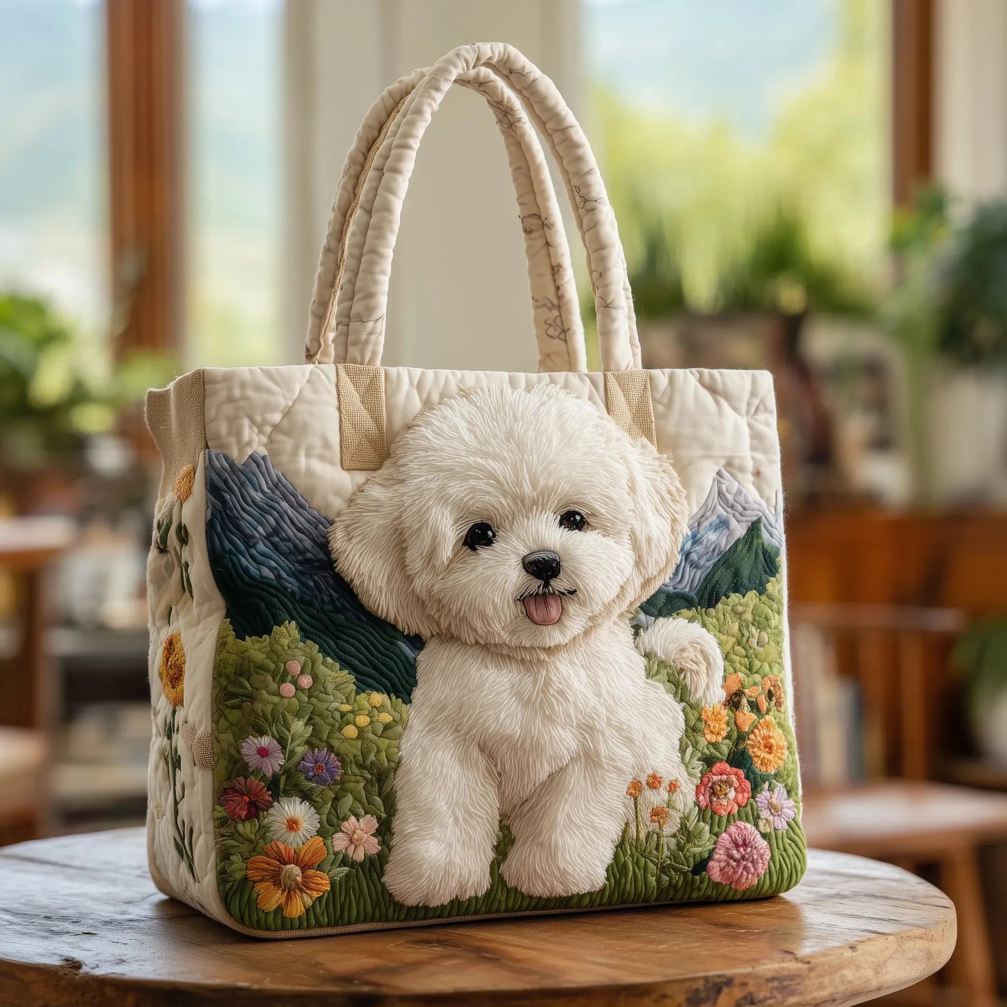 Melody - quilted bag, enchanted dog — view 1