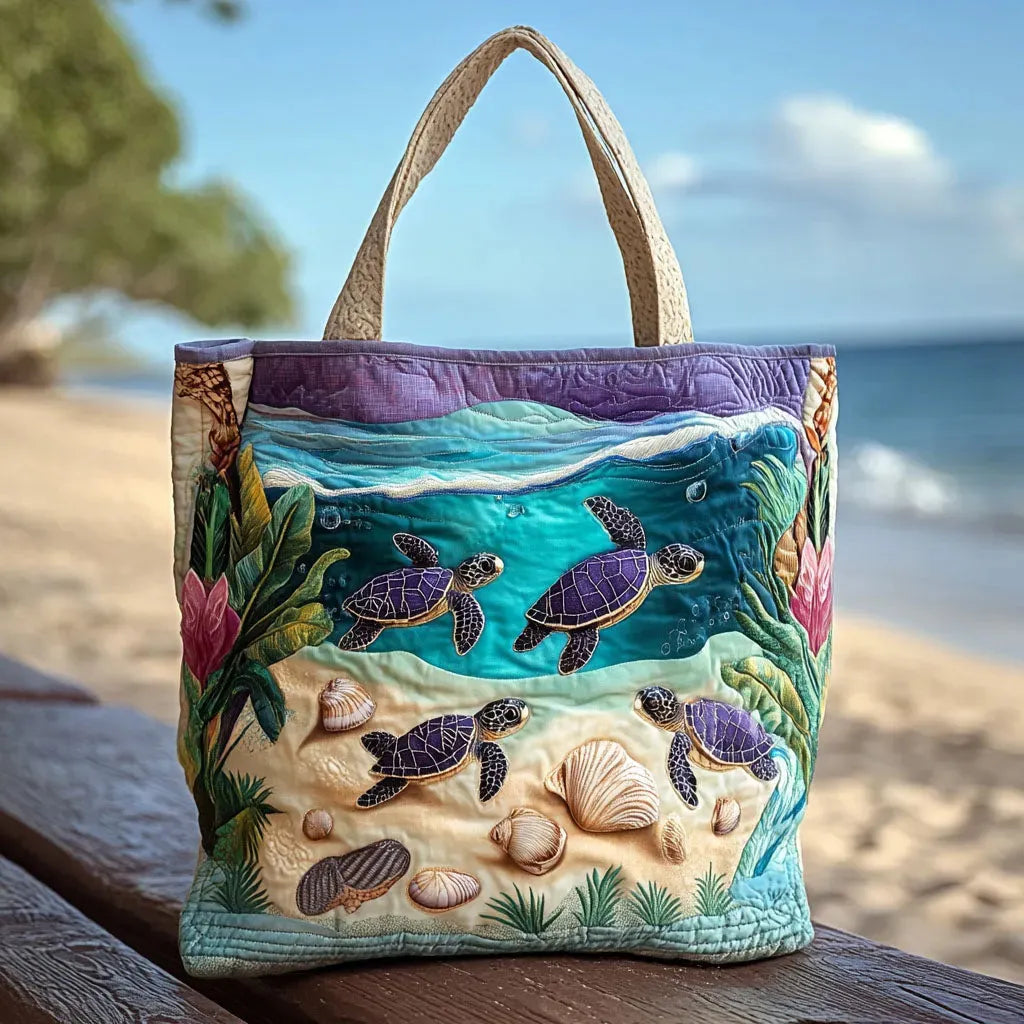 Melody - quilted bag, lagoon ghost — view 1