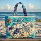 Melody - quilted bag, love of turtles — view 1