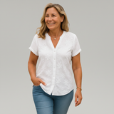 Kinsley - cotton canvas comfort top — view 1