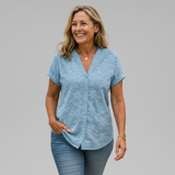 Kinsley - cotton canvas comfort top — view 2