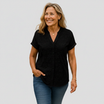 Kinsley - cotton canvas comfort top — view 3