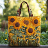 Melody - quilted bag, sunflowers — view 1