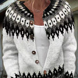 Kristen - Retro Icelandic Cardigan — view 2