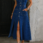 Kylie - Open Front Vest Dress — view 2