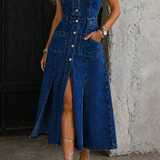 Kylie - Open Front Vest Dress — view 2