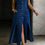 Kylie - Open Front Vest Dress — view 4