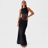 Kylie - Long Lace Dress — view 2