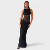 Kylie - Long Lace Dress — view 5