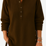 Kylie Long Sleeve Solid Colour Knit Jumper — view 6
