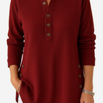 Kylie Long Sleeve Solid Colour Knit Jumper — view 7