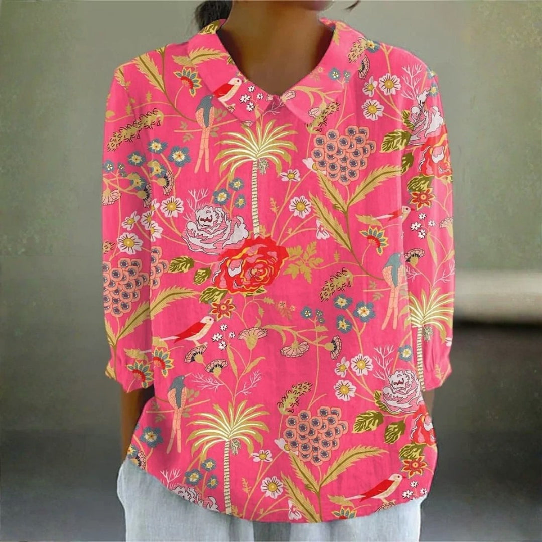 Laura - Tropical Garden Blouse — view 1