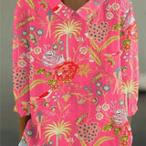 Laura - Tropical Garden Blouse — view 2