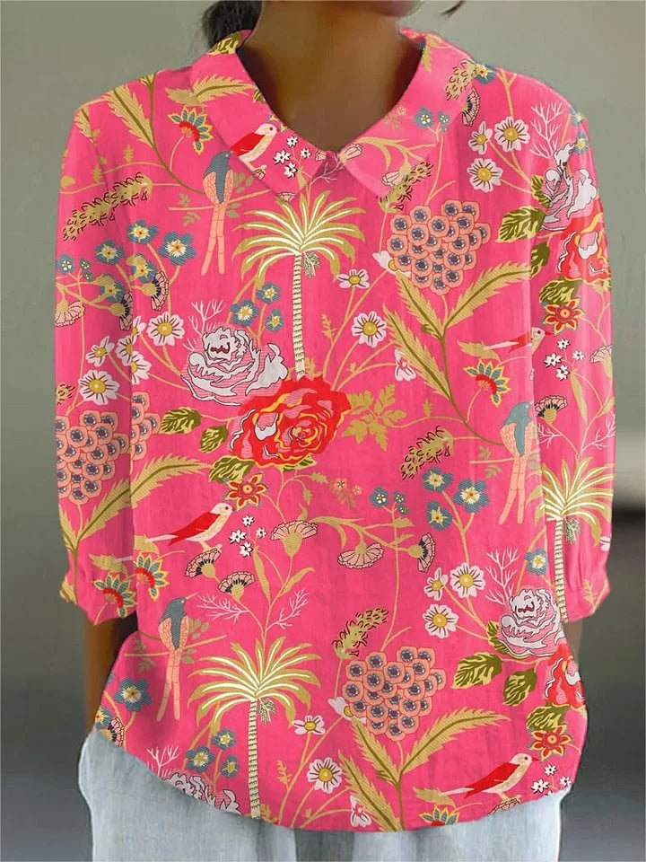 Laura - Tropical Garden Blouse — view 2