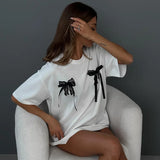 Lauren - cute and comfortable women's bow t-shirt — view 3