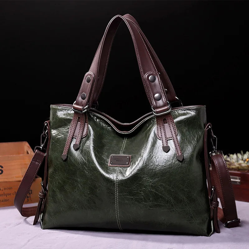 Leah - women's refined soft leather bag — view 3